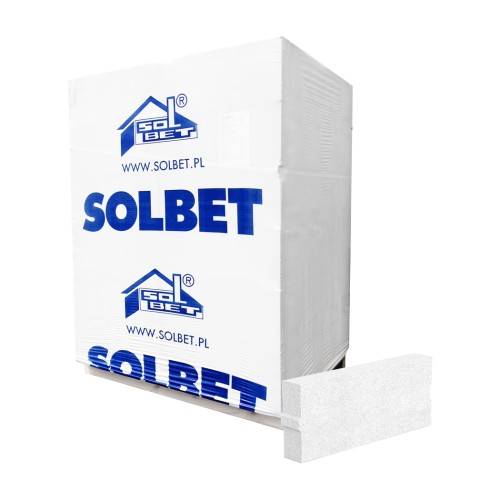 Bloczek z betonu komórkowego SOLBET OPTIMAL 500 12x24x59 cm
