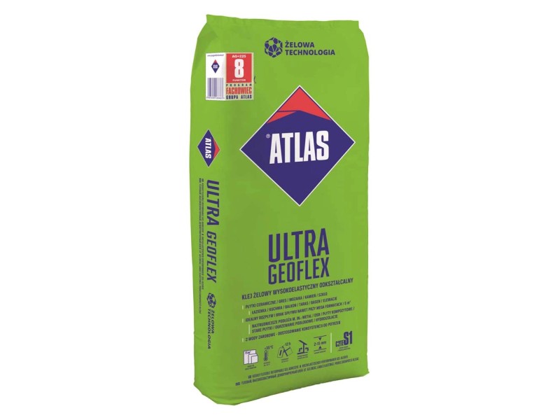 Klej żelowy do płytek Ultra Geoflex 25 kg wysokoelastyczny odkształcalny