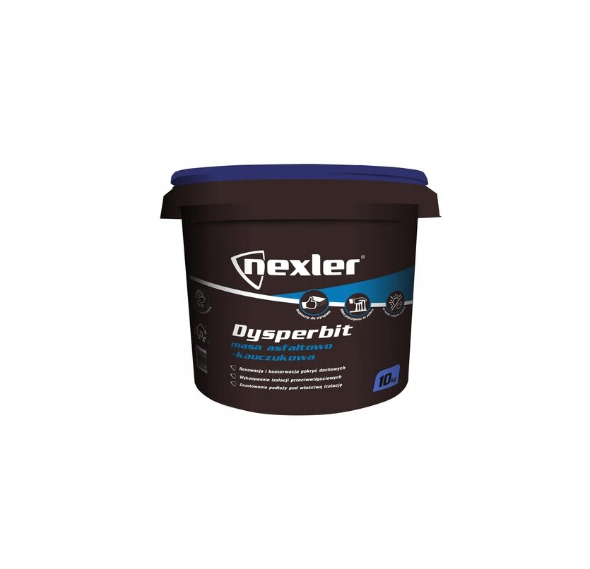 NEXLER DYSPERBIT 10KG MASA ASFALTOWO-KAUCZUKOWA