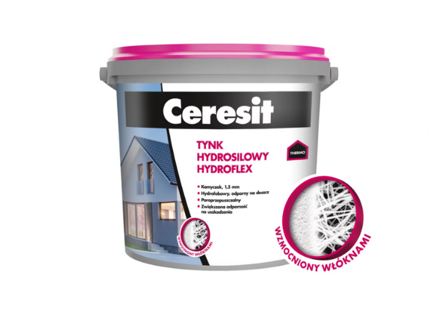 CERESIT TYNK HYDROSILOWY HYDROFLEX BIAŁY