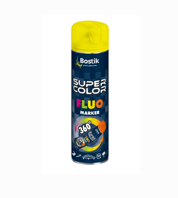 Lakier 360 stopni do znakowania Super Color Fluo Żółty