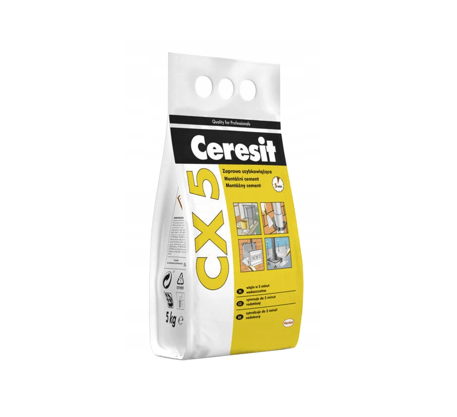 Ceresit CX 5 Zaprawa Cementowa Szybkowiążąca 5 kg