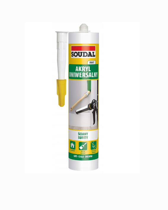 Akryl uniwersalny Soudal biały 280 ml
