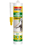SOUDAL AKRYL BŁYSKAWICZNY EXPRESS SZYBKI ELASTYCZNY MALOWALNY 280ml