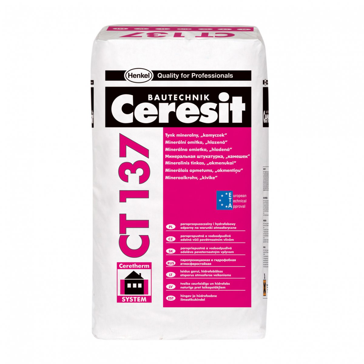 Henkel Ct 137 Tynk do Malowania 1,5mm 25kg