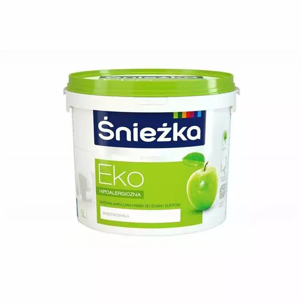 Farba Śnieżka Eko hipoalergiczna Biały 10 l