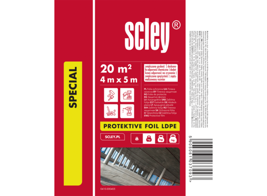 Folia 4 x 5 m LDPE Special 0,03 mm