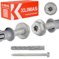 Kołki rozporowe ramowe Klimas KPS-FAST 10x60 mm ocynkowane 50szt