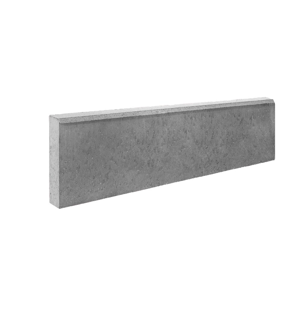 Obrzeże trawnikowe 6 x 20 x 100 cm szare POLBRUK