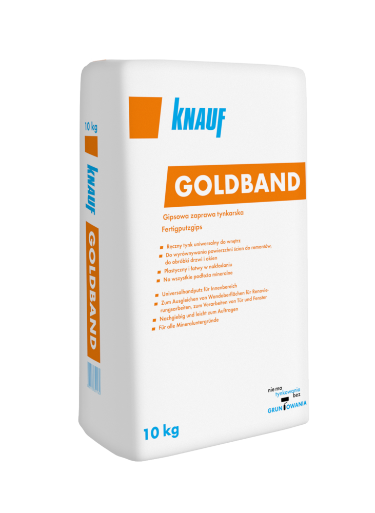 GOLDBAND 10 KG TYNK GIPSOWY RĘCZNY