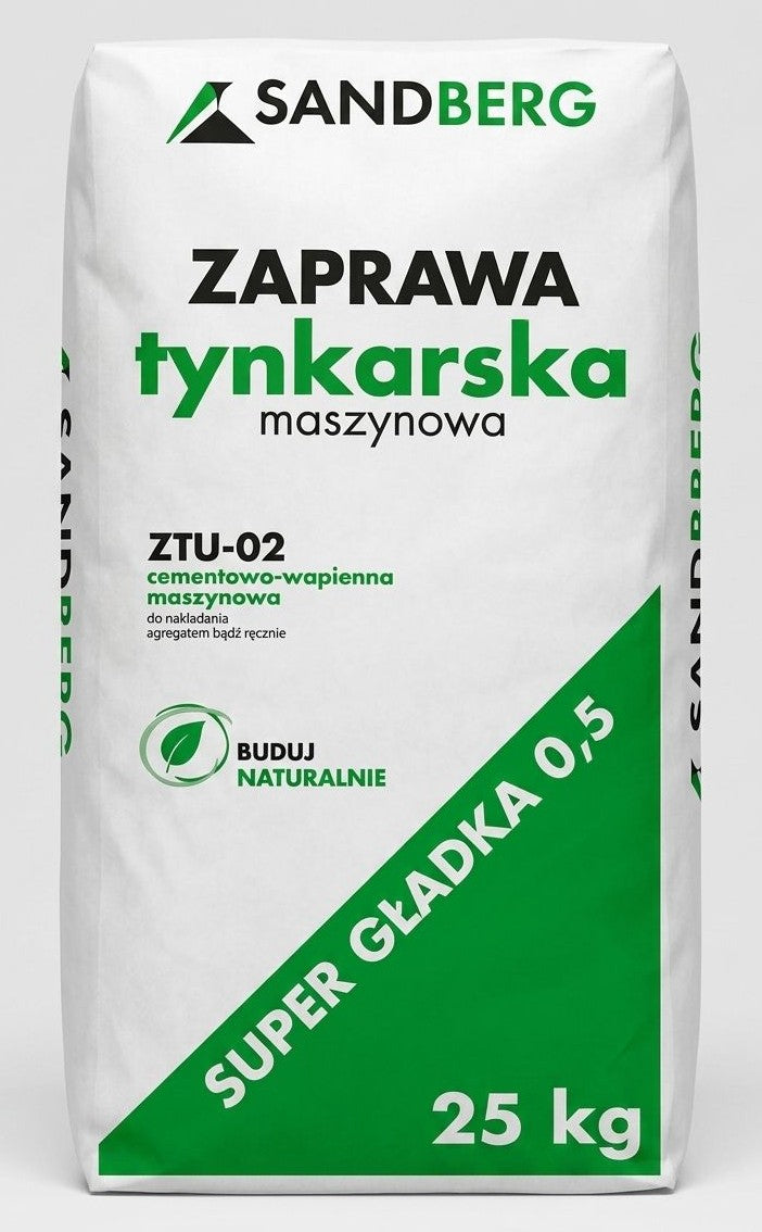 Tynk maszynowy cementowo-wapienny Sandberg ZTU-02 25kg